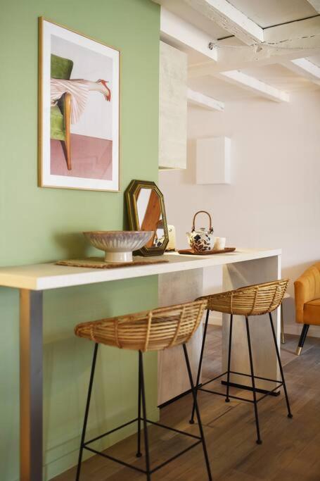 Appartement Moonrise - Plage 50M - Rue Gratuite Saint-Malo Exteriör bild
