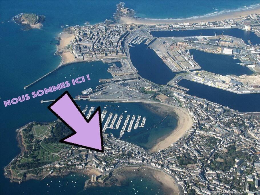 Appartement Moonrise - Plage 50M - Rue Gratuite Saint-Malo Exteriör bild