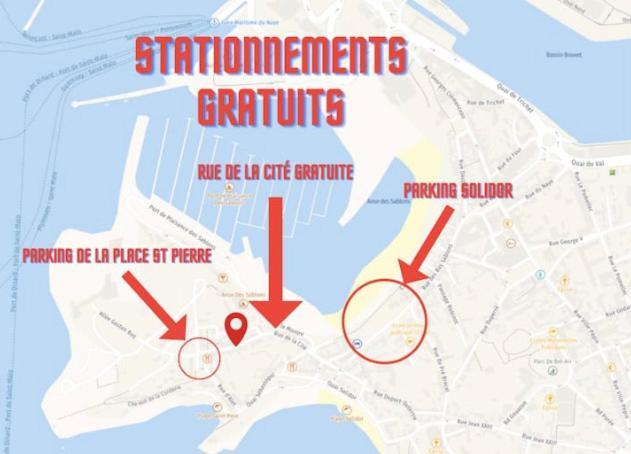 Appartement Moonrise - Plage 50M - Rue Gratuite Saint-Malo Exteriör bild